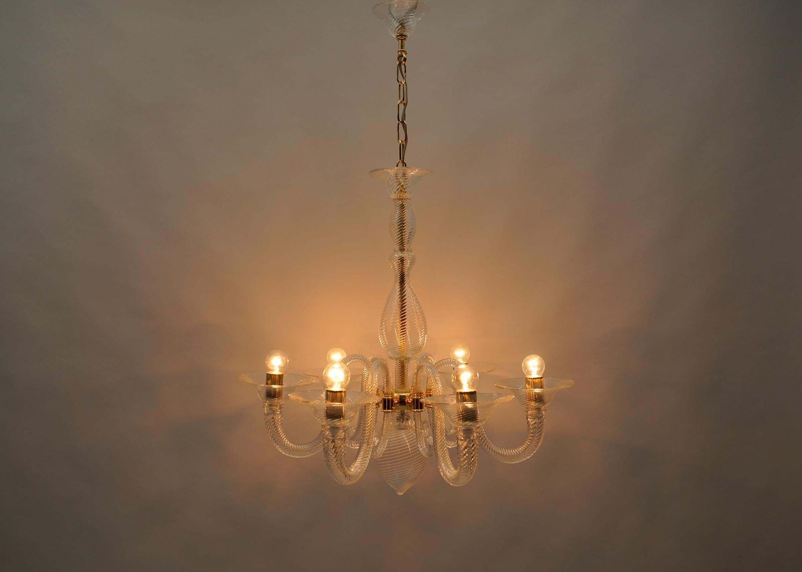 Awesome Barovier & Toso Chandelier, Murano Glass Italy photo for sale