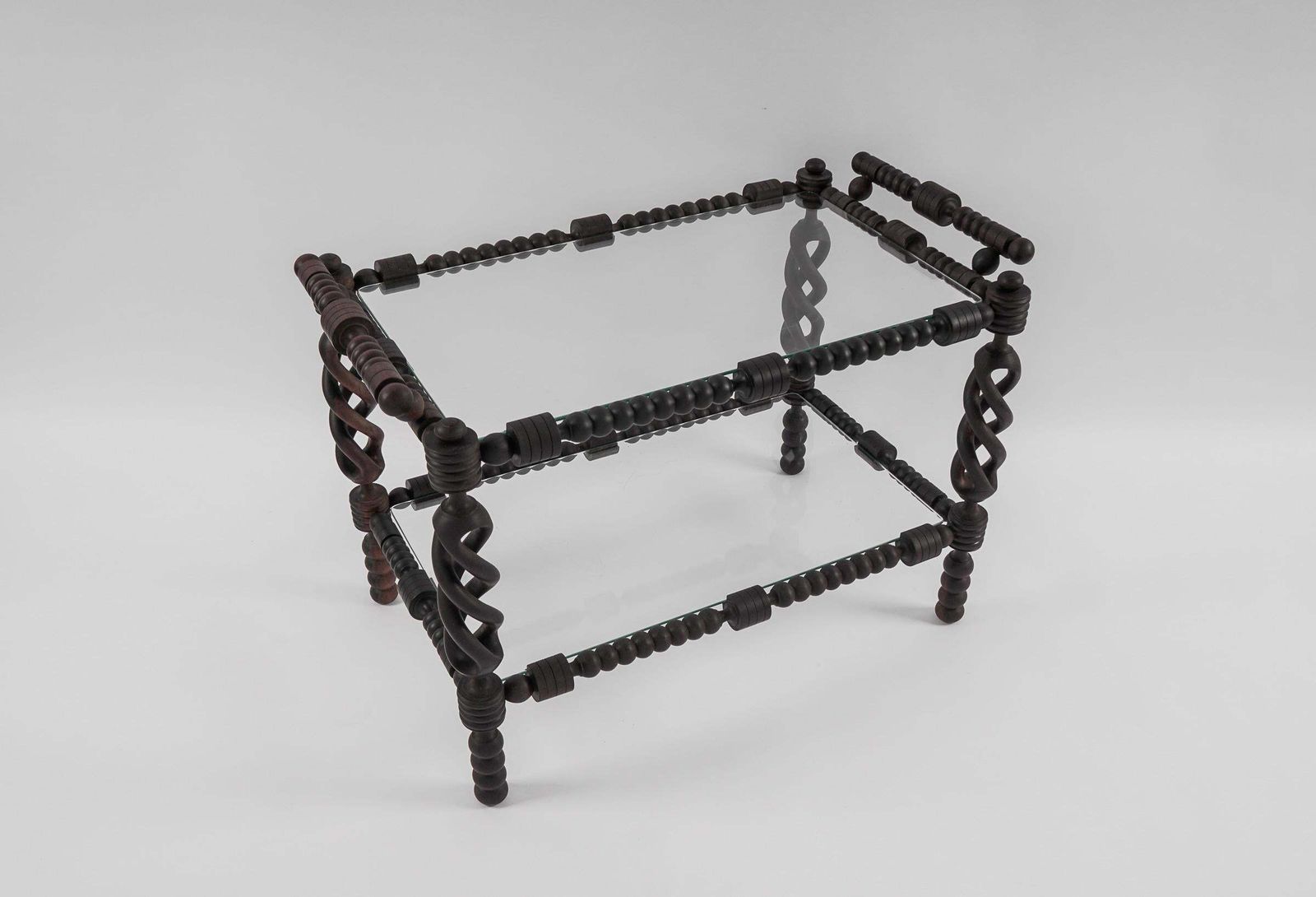 Rare And Very Decorative Serving Table From France With African Influences photo vintage