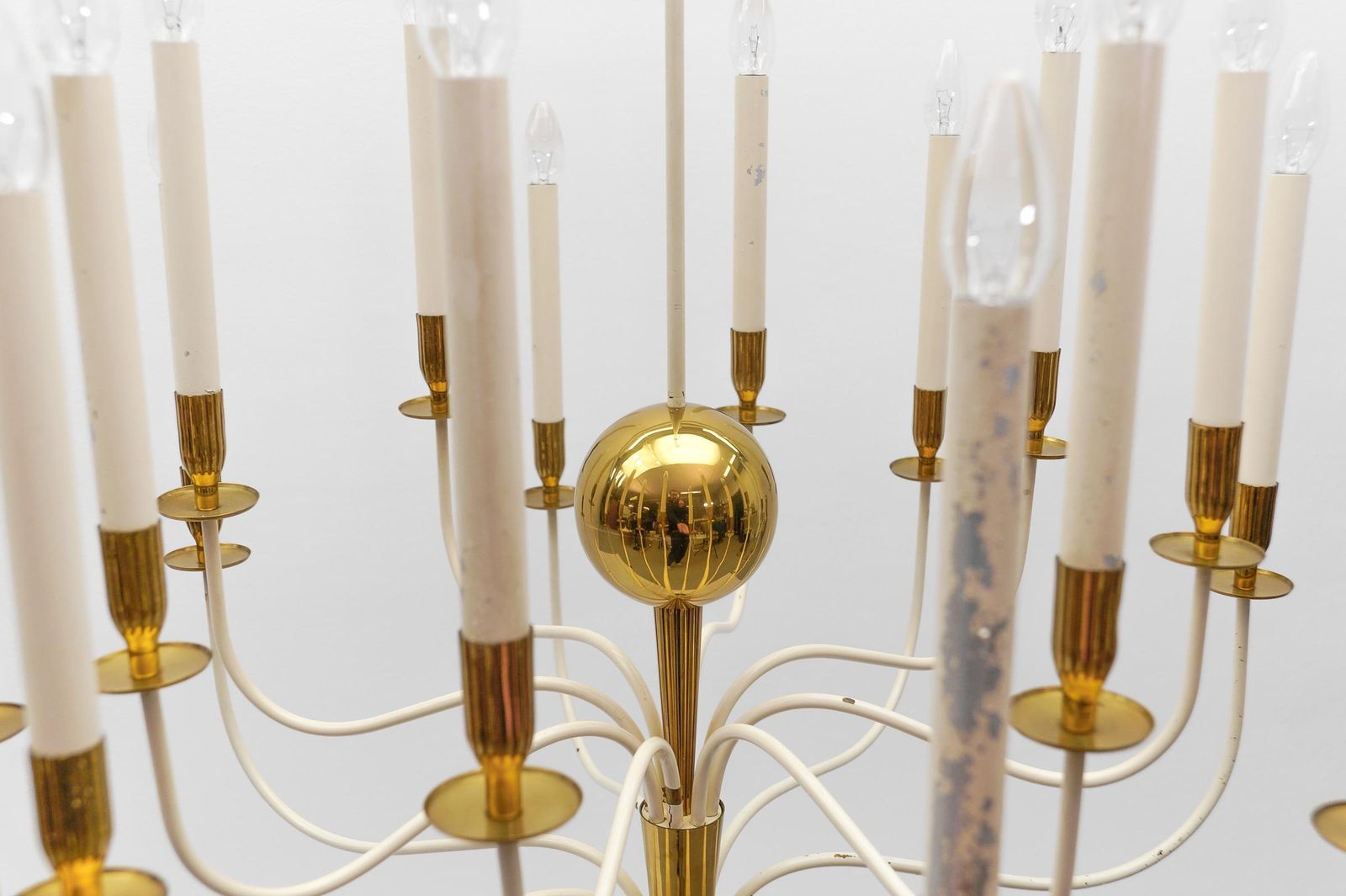photo for sale Amazing Huge Chandelier By Vereinigte Werkstätten München, 1950s Germany
