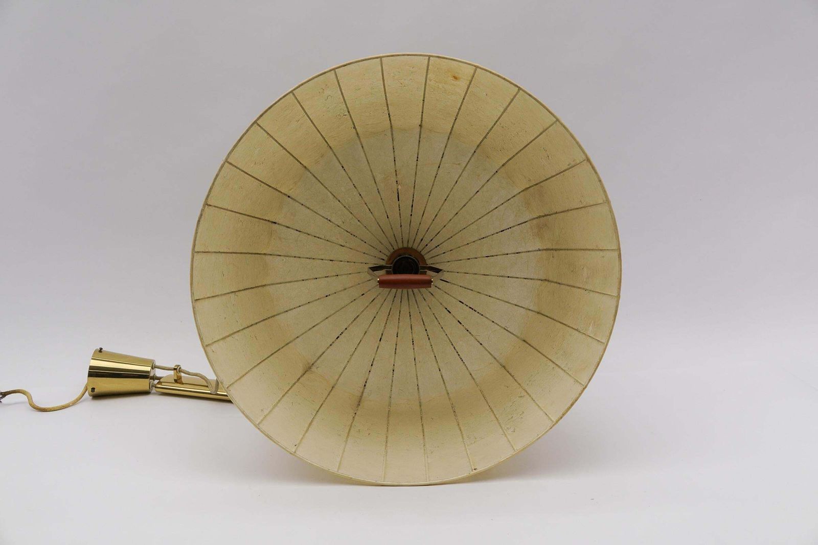 photo vintage Lovely Cocoon Counterweight Hanging Lamp By Münchener Werkstätten, 1950s Germany