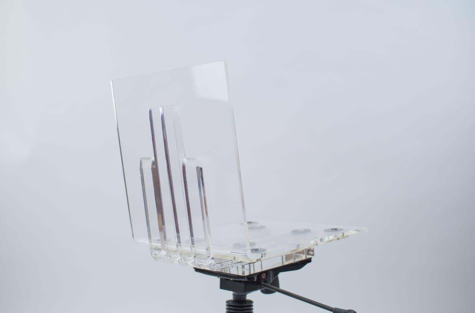 photo furniture Very Rare Plexiglass Desk Chair, 1990s, Italy