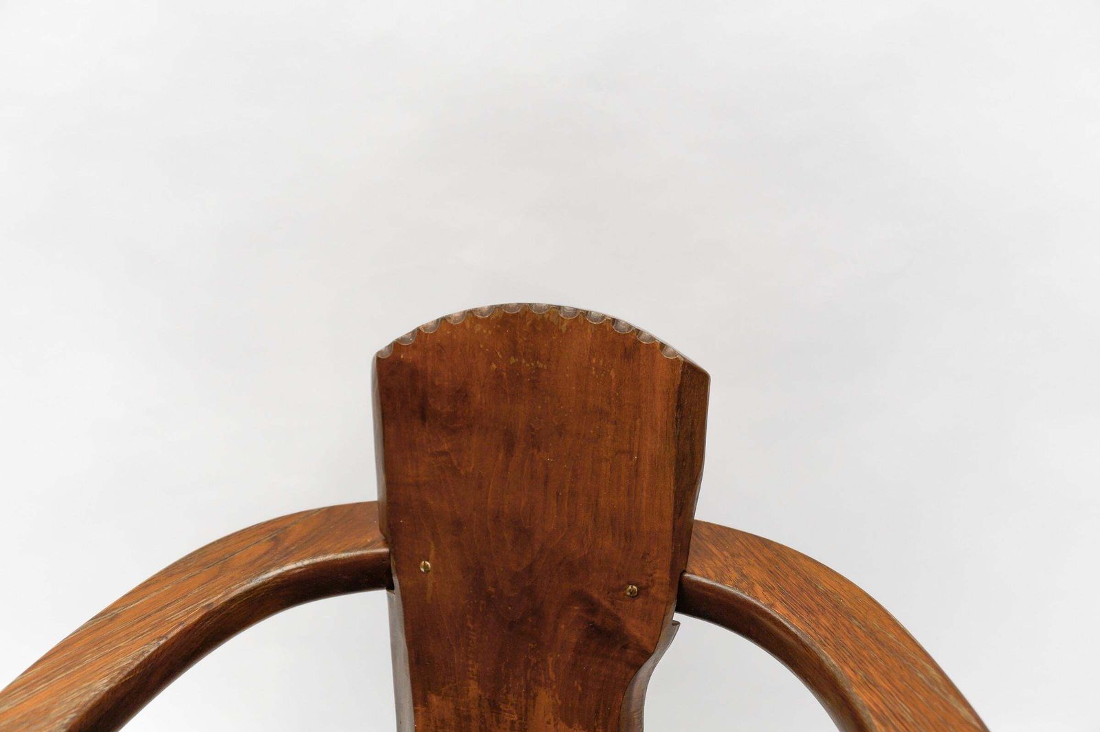 807.0 Mid Century Modern French Wooden Armchair, Pierre Chapo Attributed, 1960s photo