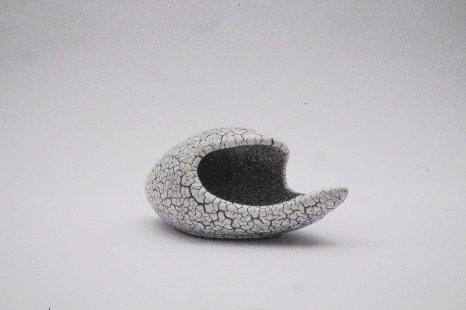 photo furniture Awesome Set Of 47 Black & White Craquele Ceramic Vases By Jasba Keramik, Germany