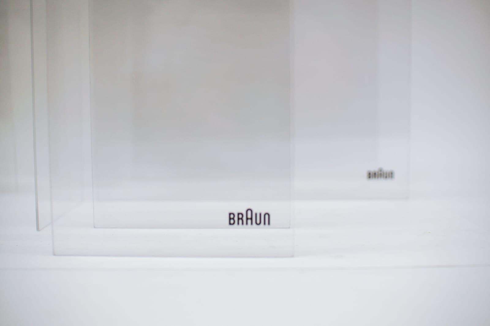 Plexiglas Stands From Braun Electric By Dieter Rams, 1960s Germany photo for sale