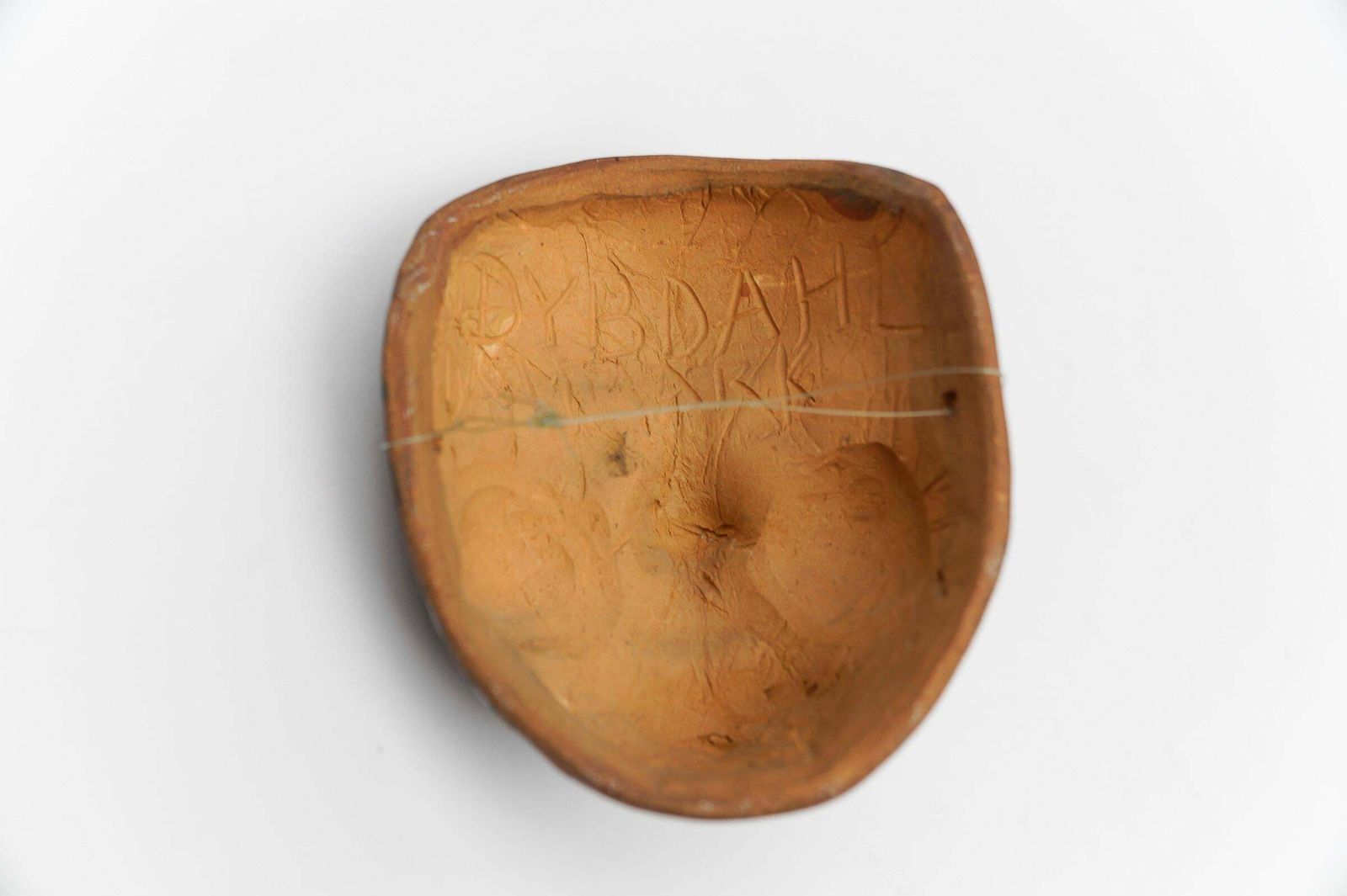 Mid Century Modern Handmade Wall Ceramic Mask By Dybdahl, 1960s Denmark photo buy