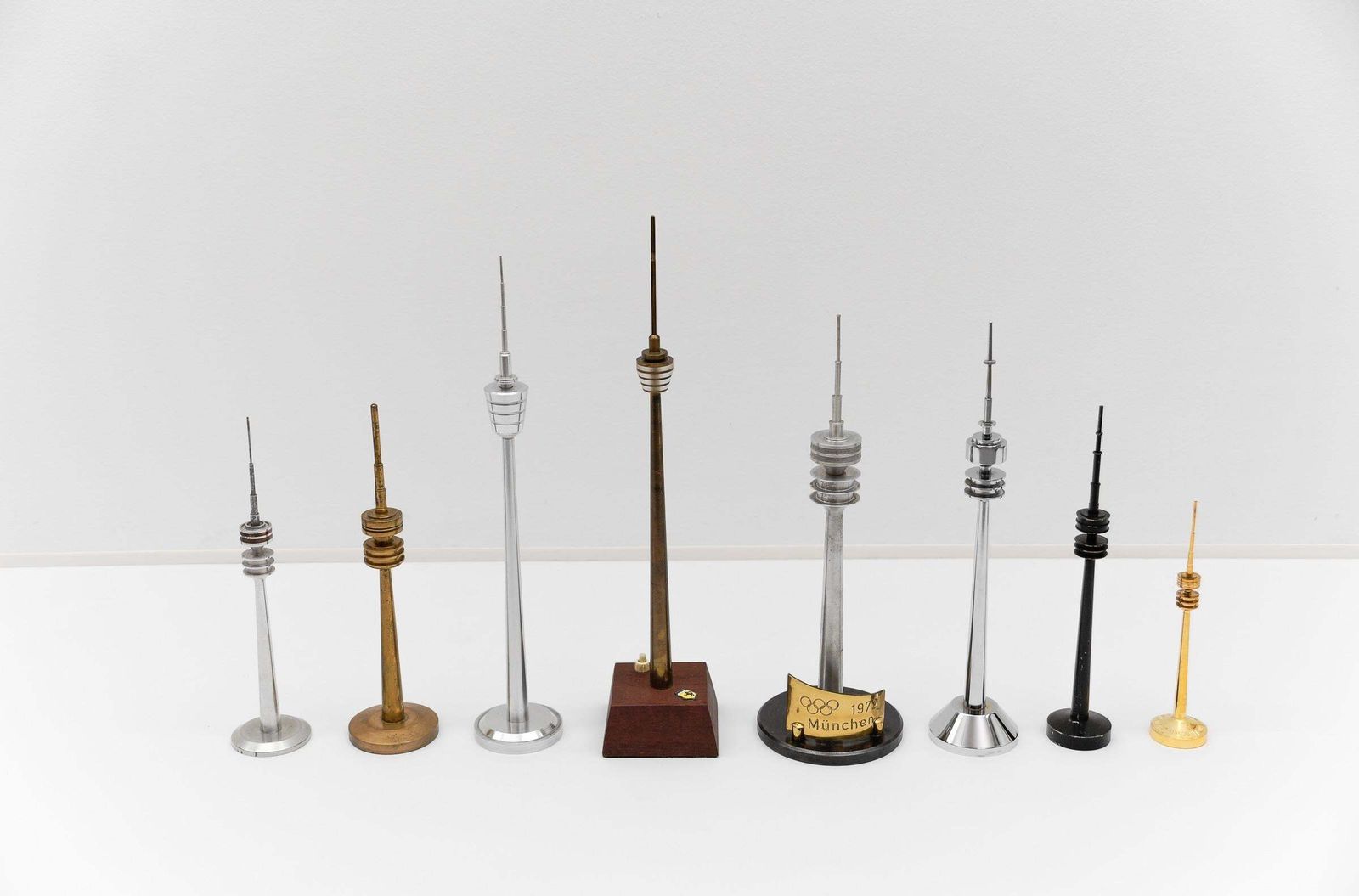 Large Mid Century Modern Tv Tower Collection Of 8 Pcs., 1970s / 1980s Germany photo Art