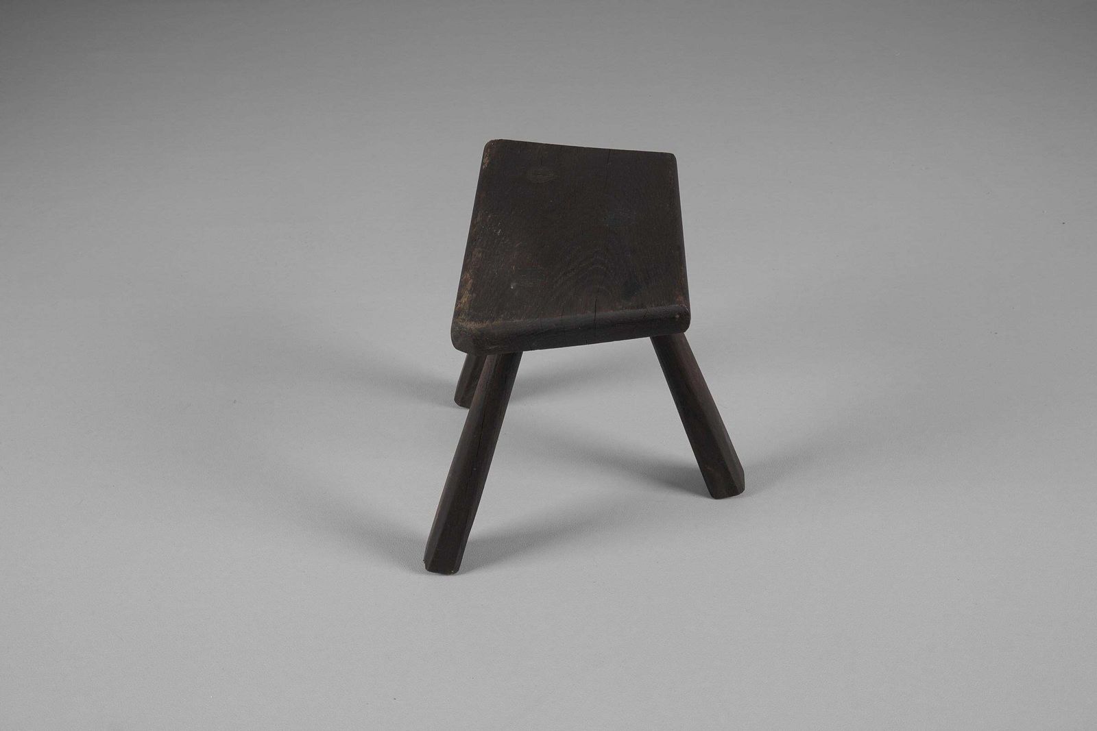 Mid Century Modern Oak Work Stool From The French Province, 1960s. photo buy