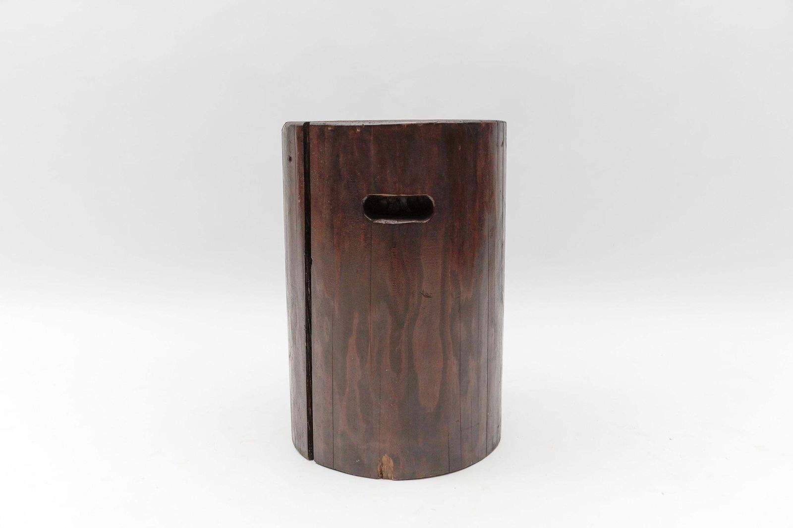 Mid Century Modern Wooden Stool From The French Alps,    1950s photo furniture