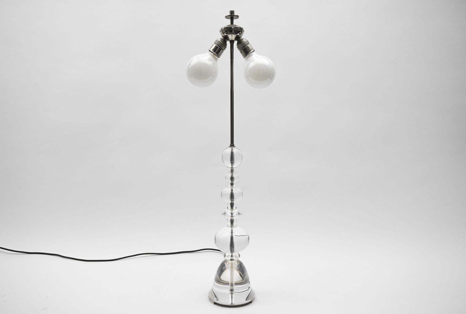 Ingo Maurer Acrylic Table Lamp Ml 9 T M Design, 1960s Germany photo for sale