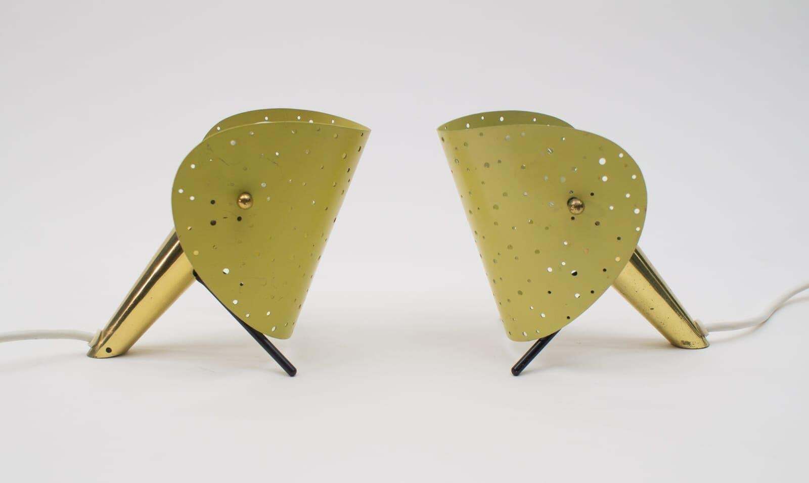 Table Lamps By Ernst Igl For Hillebrand, Set Of 2, 1950s, Germany photo vintage