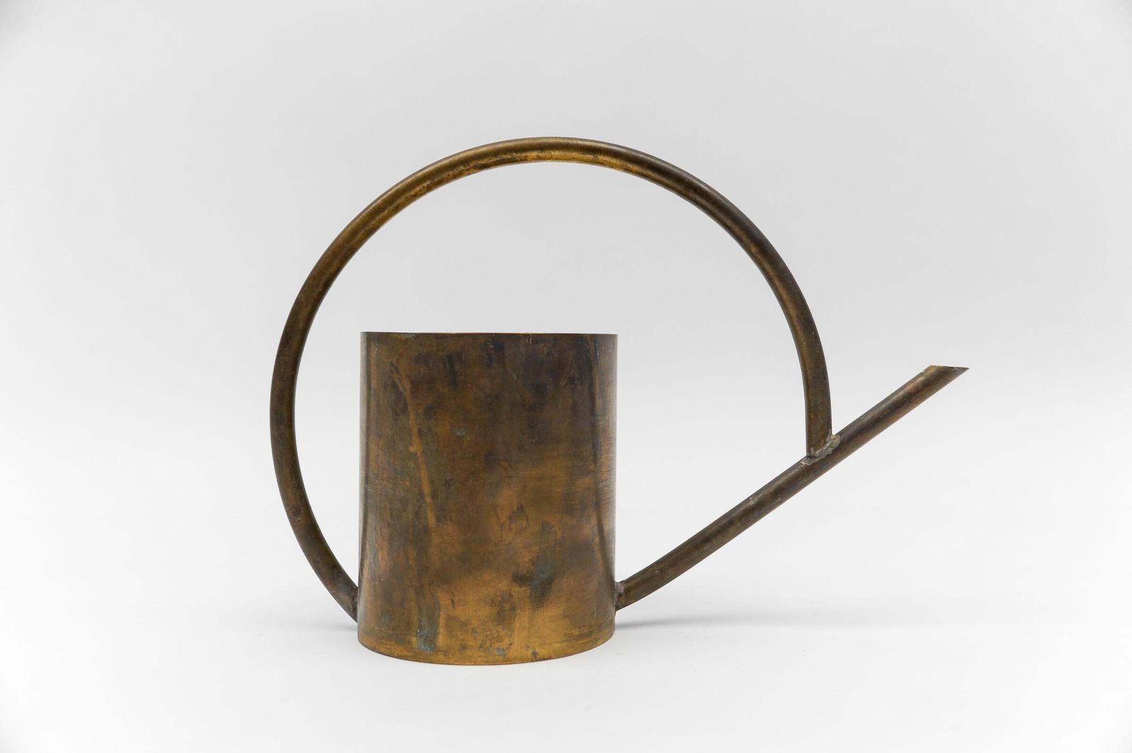 Art Deco Bauhaus  Watering Can In Massive Brass, 1930s / 1940s Germany photo furniture