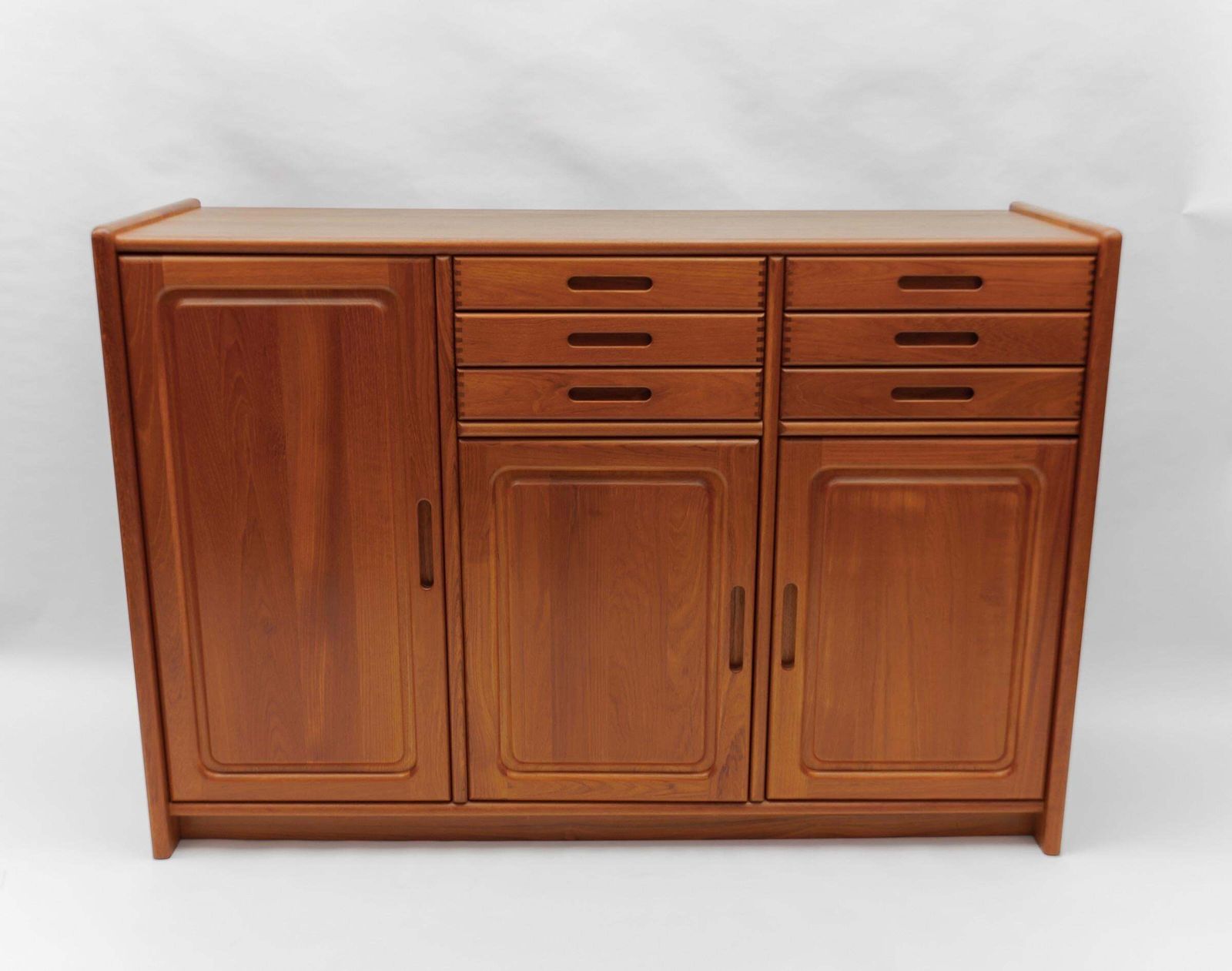 Large Mid Century Modern Scandinavian Teak Wood Commode / Sideboard, 1960s photo Furniture
