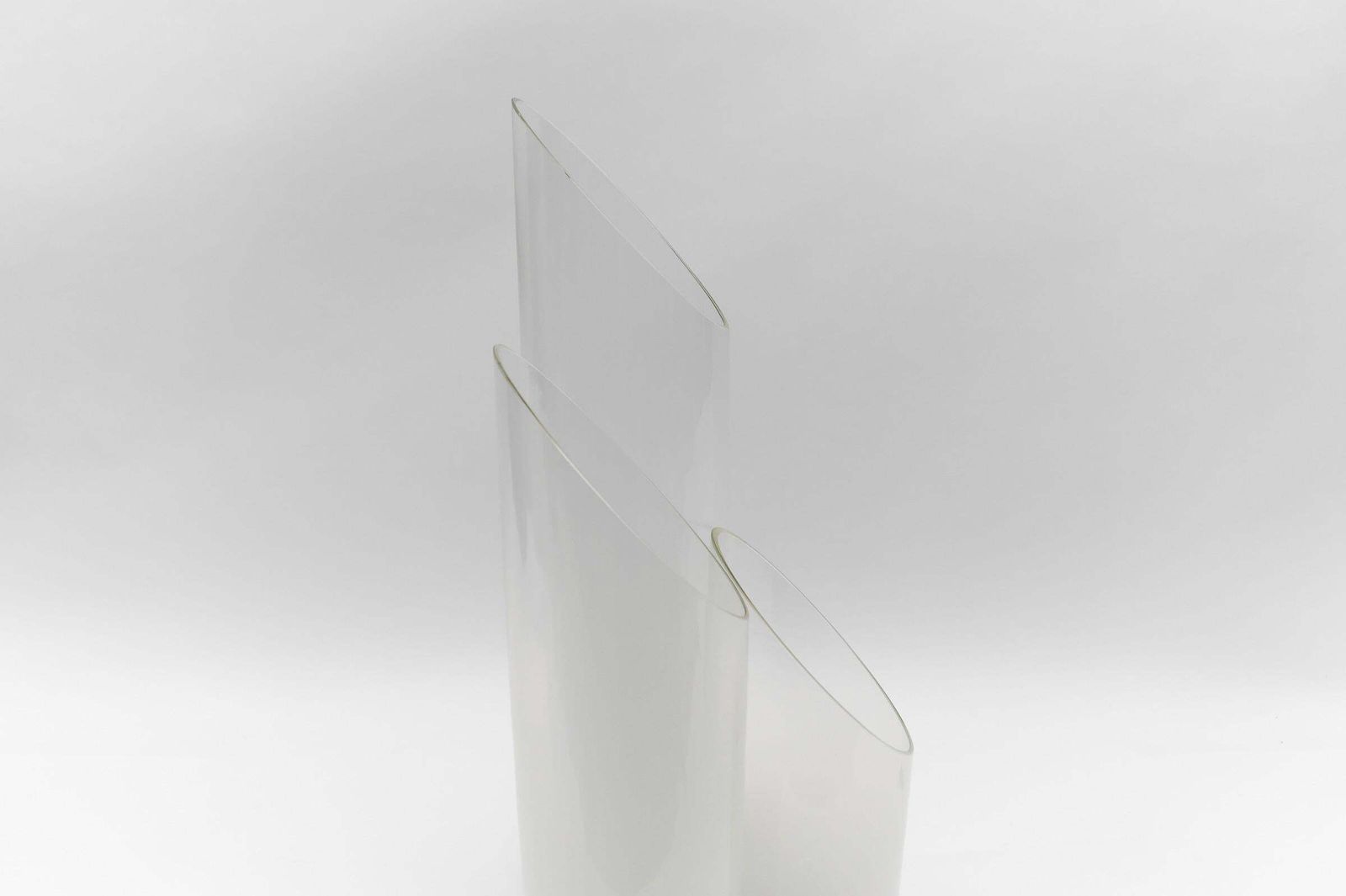 Lighting Carlo Nason “Mazzega” Table Lamp Metal Chrome Murano Glass 1970 Italy.  Rare Car photo