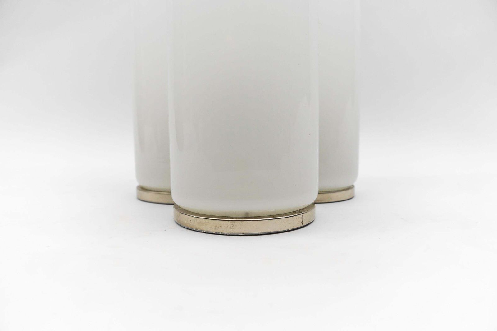 photo buy Carlo Nason “Mazzega” Table Lamp Metal Chrome Murano Glass 1970 Italy.  Rare Car