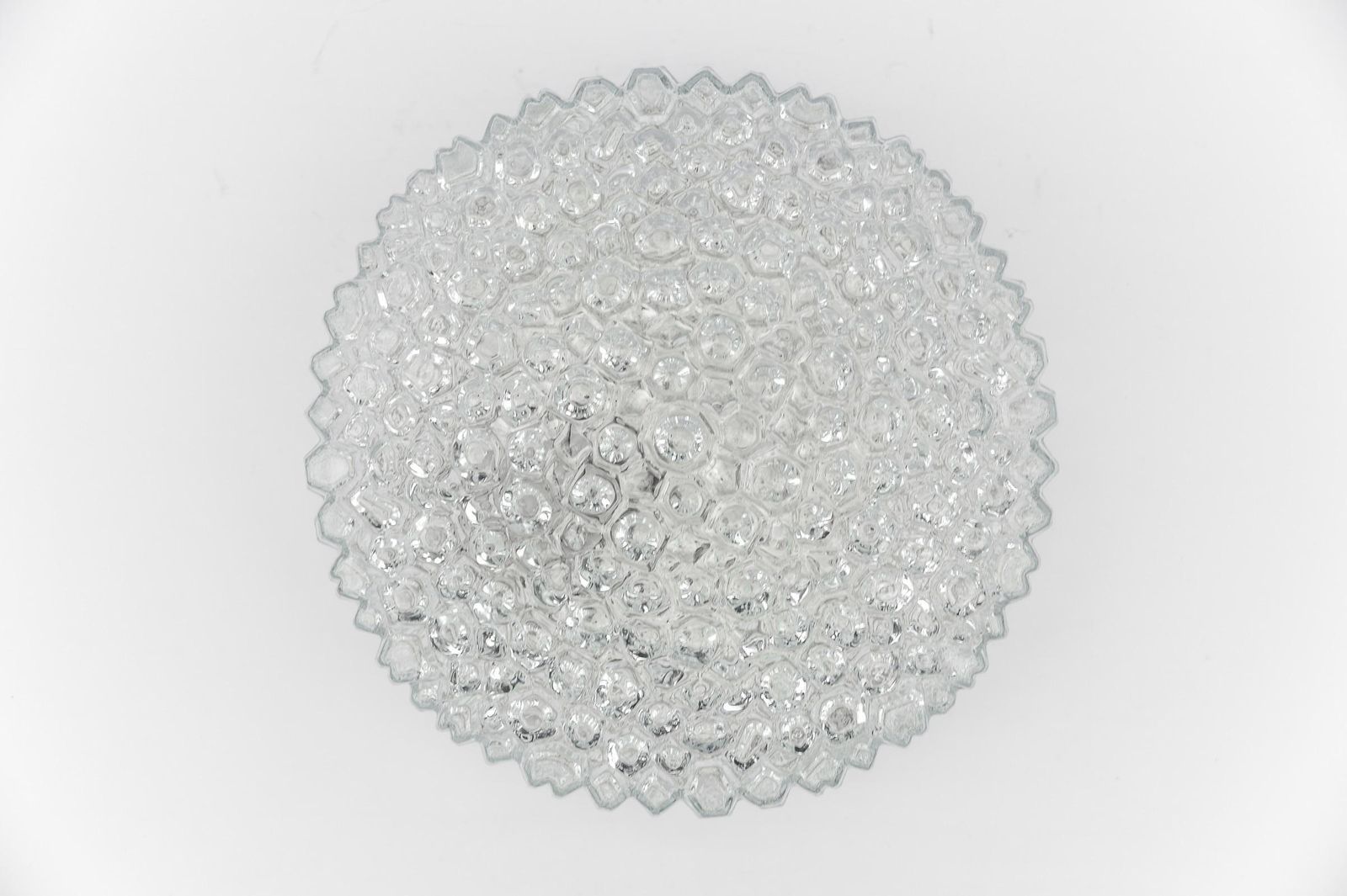 1. Of 2 Lovely Bubble Glass Flush Mount Lamp By Helena Tynell For Limburg photo vinterior
