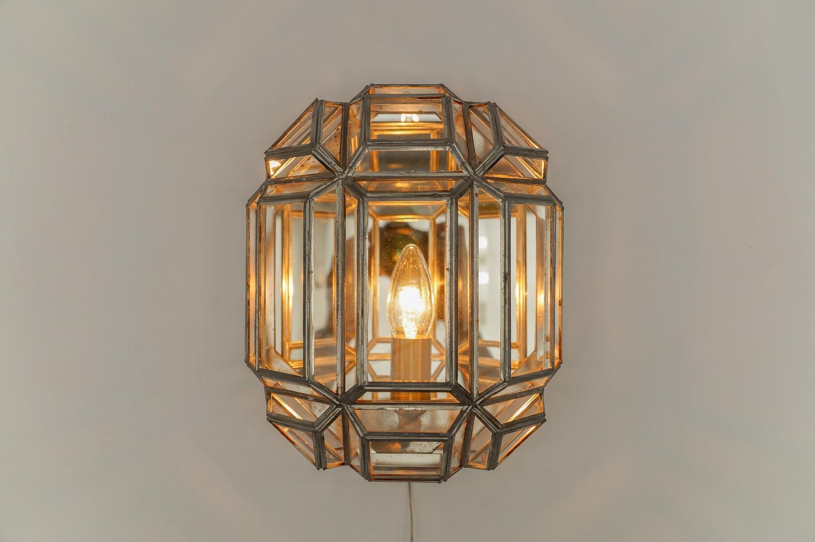 Awesome Rare Wall Lamp By Artesania Hijos De Estevez photo for sale