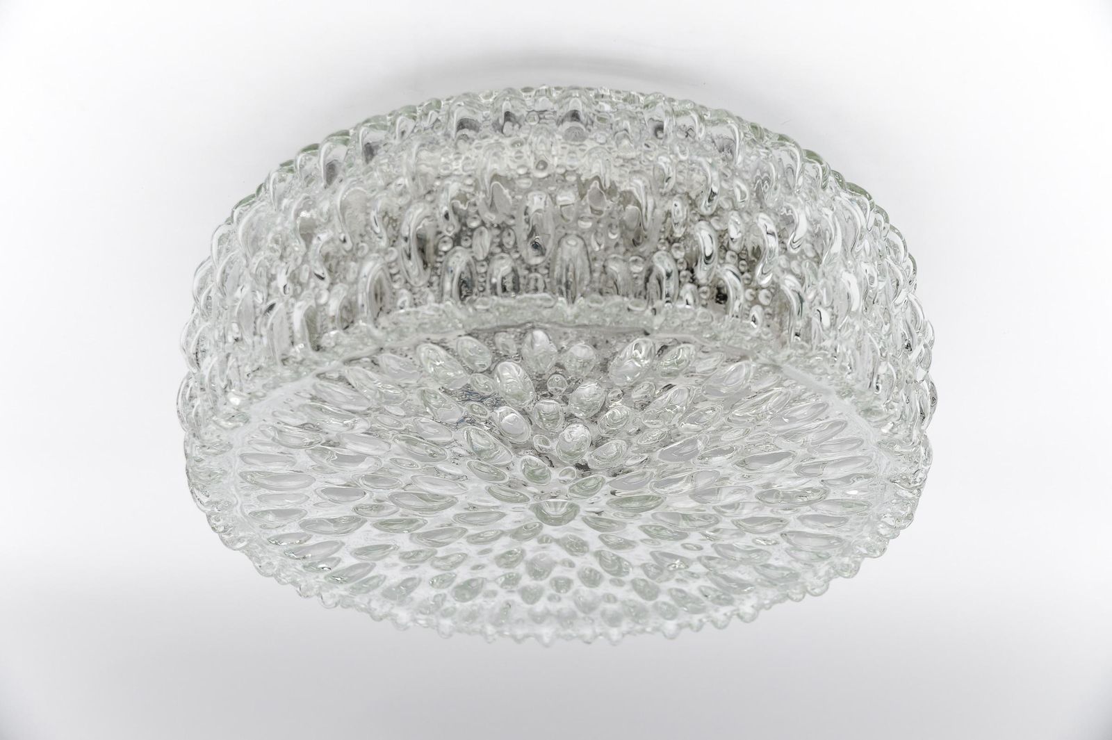 1. Of 3 Large Bubble Glass Wall Lamp / Flush Mount By Limburg, 1960s Germany photo furniture