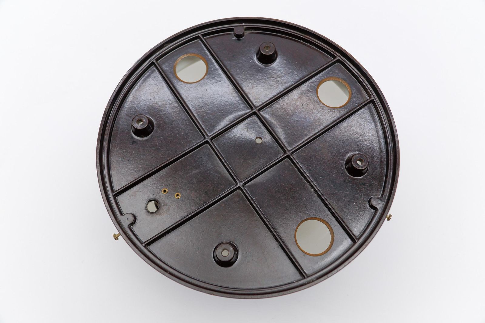 photo for sale 1. Of 12 Rare Minimalistic Bauhaus Plafoniere / Flush Mount Light, Germany 1930s