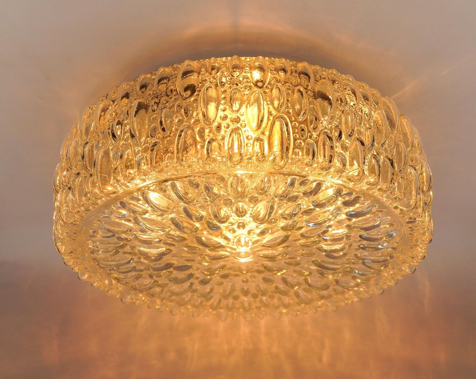 1. Of 3 Huge Bubble Glass Wall Lamp / Flush Mount By Limburg, 1960s Germany photo 1062.0