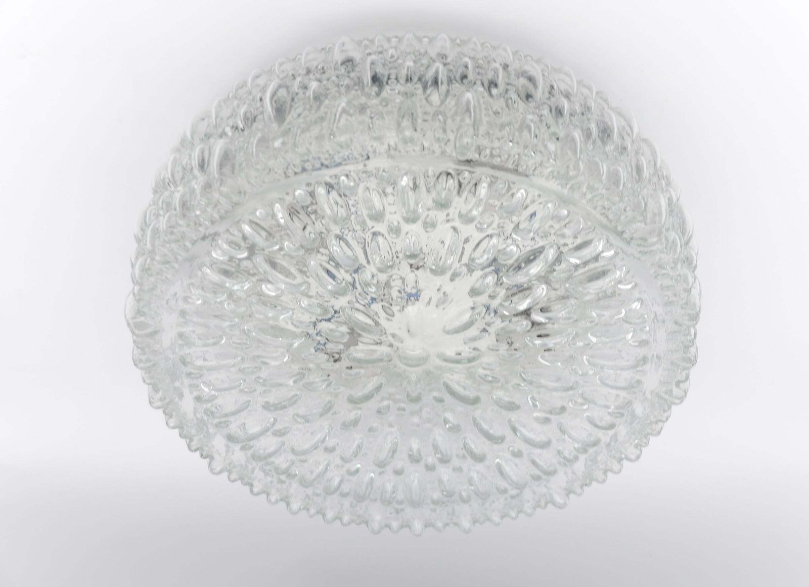 1. Of 3 Huge Bubble Glass Wall Lamp / Flush Mount By Limburg, 1960s Germany photo vinterior
