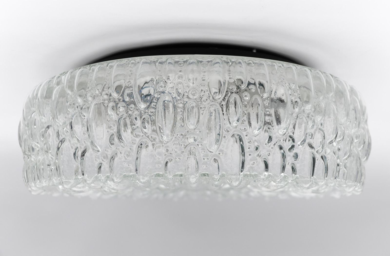 1. Of 3 Huge Bubble Glass Wall Lamp / Flush Mount By Limburg, 1960s Germany photo vintage