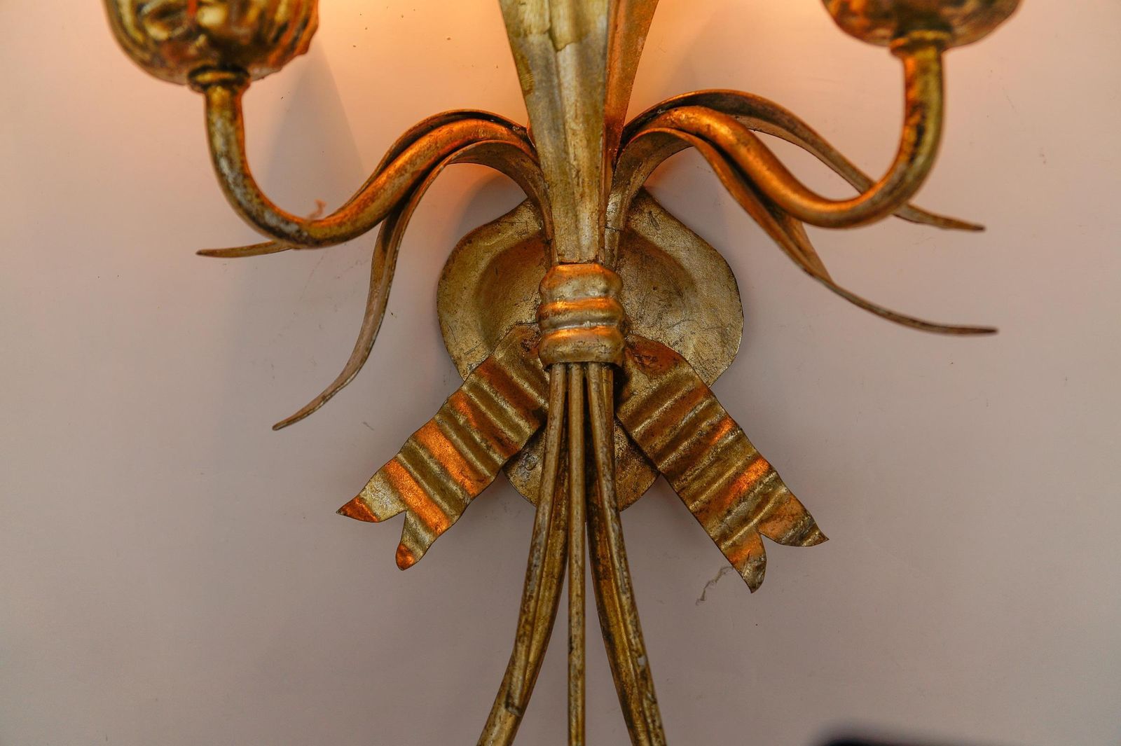 photo vintage Pair Of Lucienne Monique "Scandicci" Fireenze Wall Lights Wall Lamp Italy 1970s