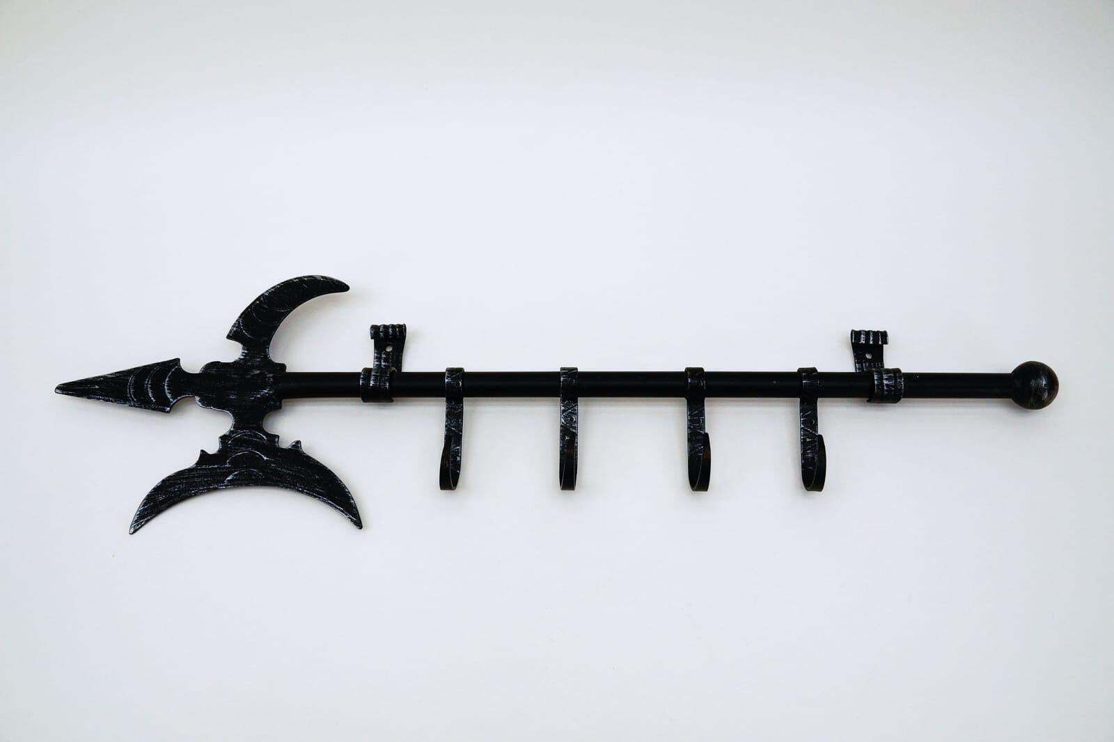 1960s Wall Coat Rack In Medieval Style In The Shape Of An Axe, 1960s photo furniture
