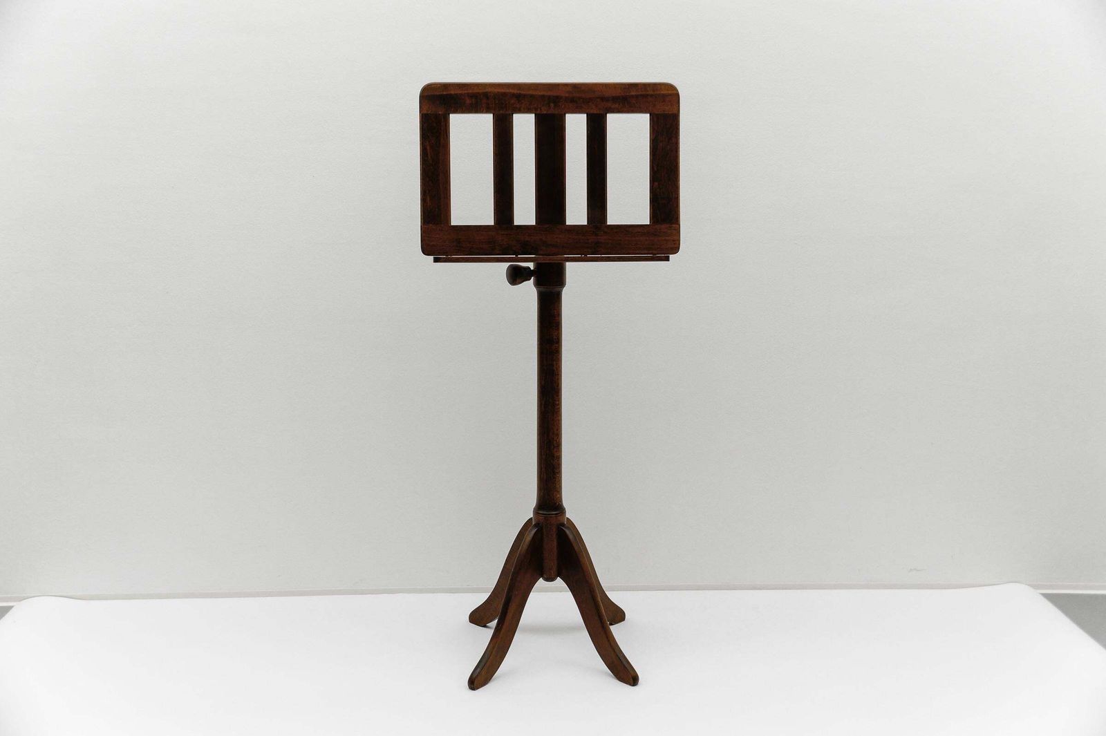 Cherry Wood Music Stand Art Deco Style France 1950s Mid Century Modern photo for sale
