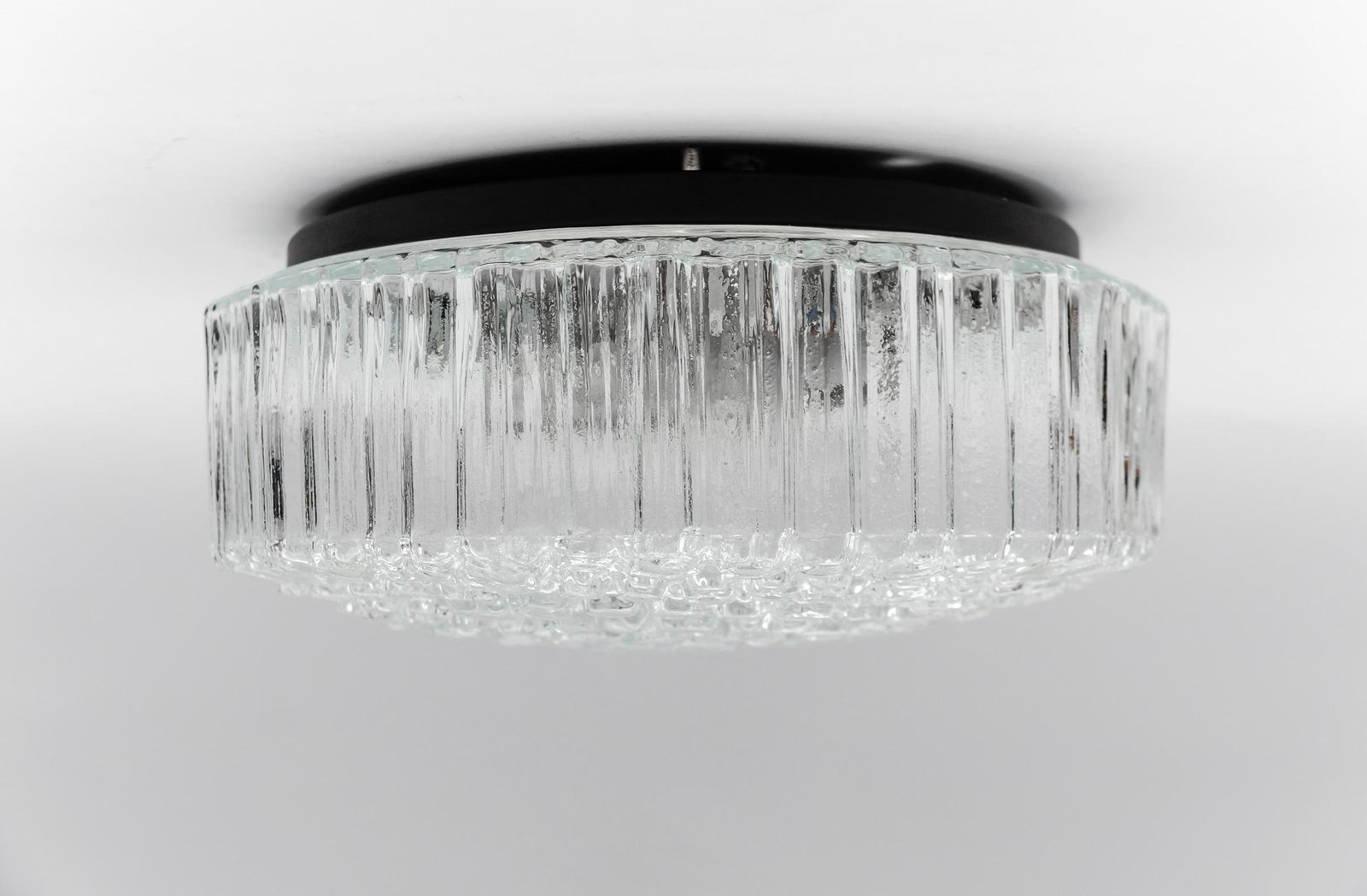 1. Of 2 Lovely Large Bubble Glass Flush Mount Lamp By Helena Tynell For Limburg photo vinterior