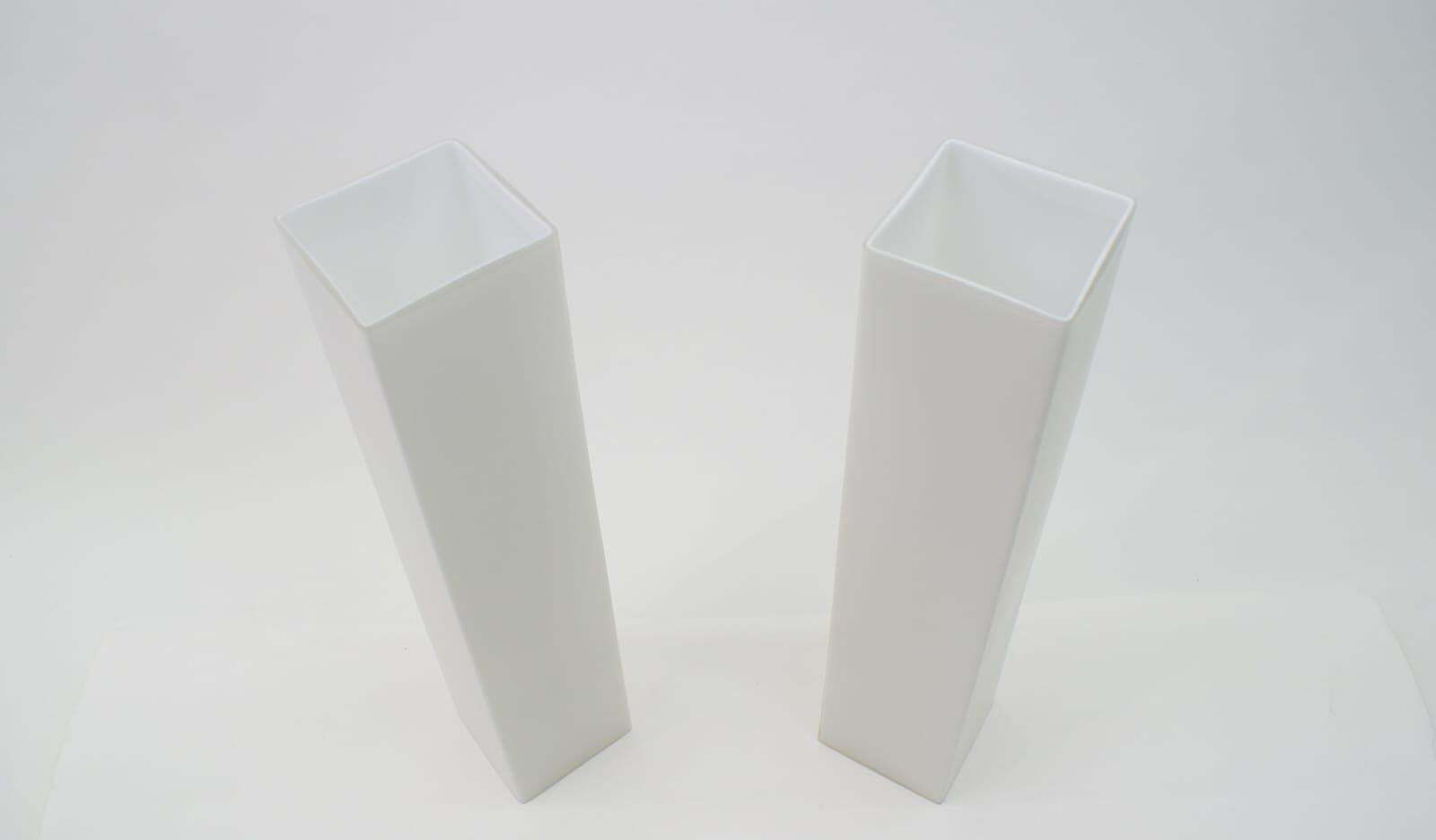 Huge Elegant Opal Glass Wall Lamps From Staff, 1960s, Germany, Set Of 2 photo buy