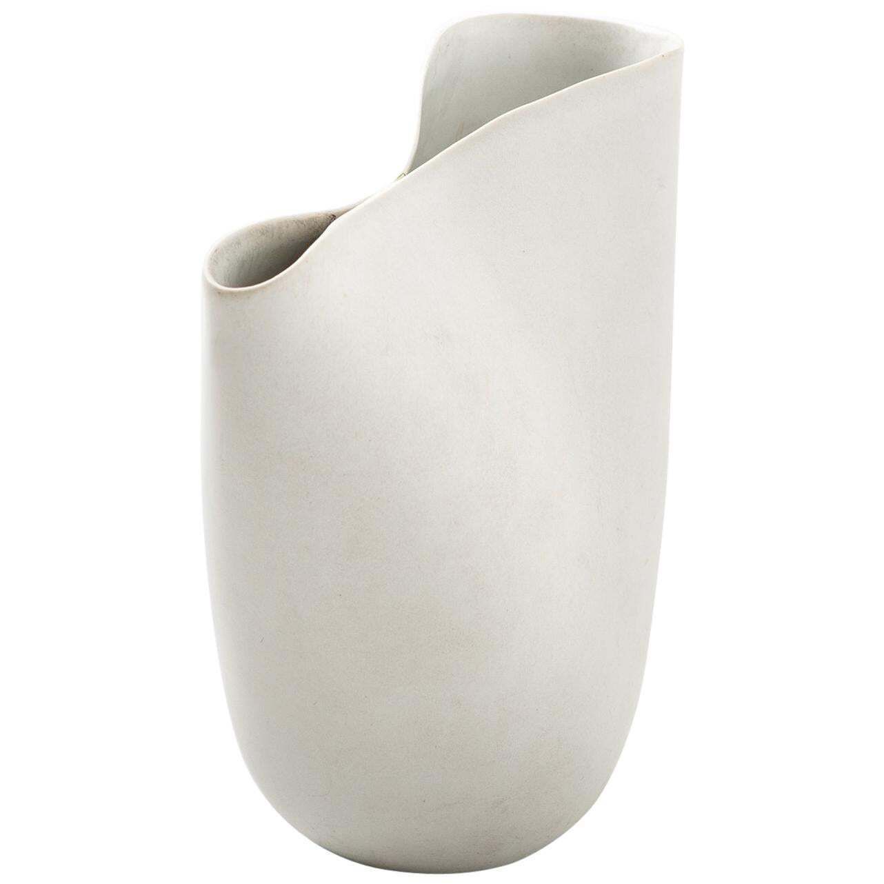 Stig Lindberg Ceramic Vase Model Veckla By Gustavsberg In Sweden