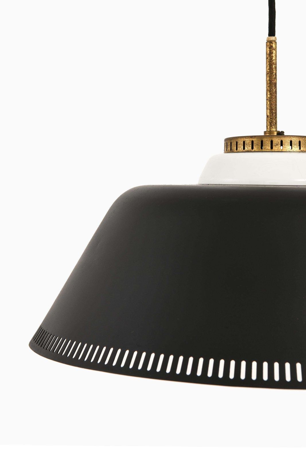 Ceiling Lamp In Brass And Opaline Glass By Bent Karlby, 1950’s photo furniture