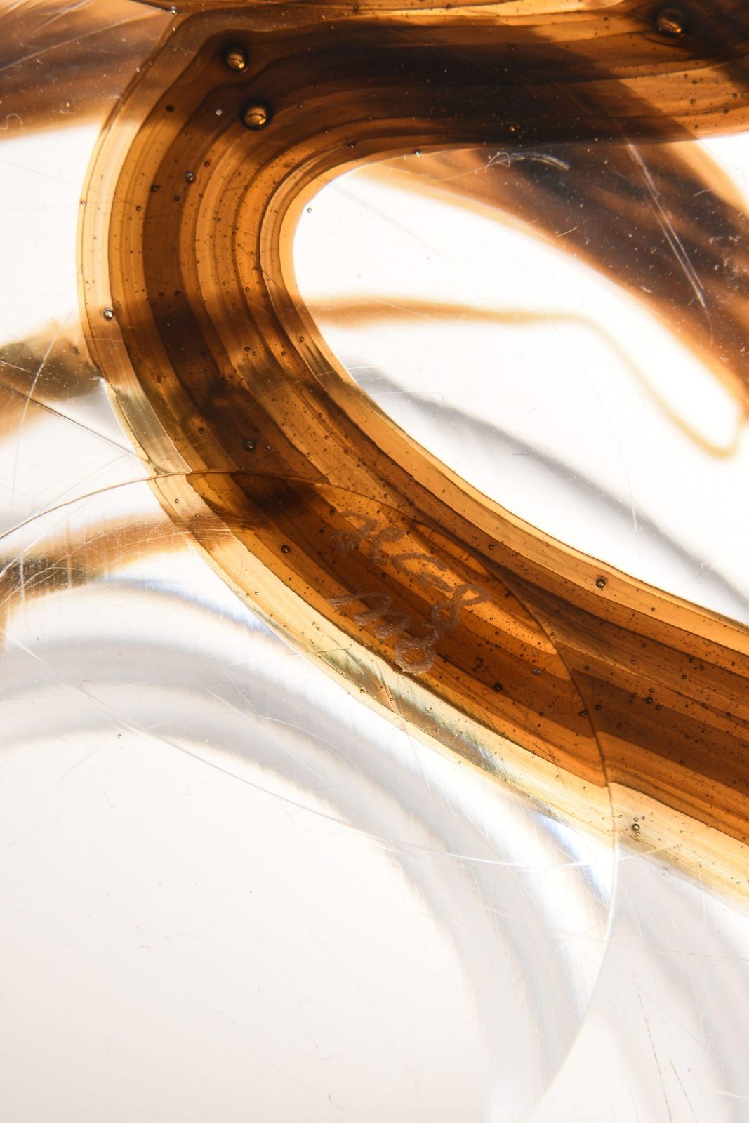 ‘Tundra’ Glass Vase By Michael Bang, 1970's photo Home Decor