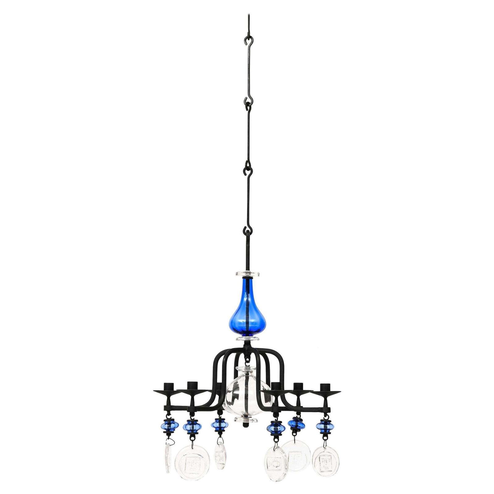 Erik Höglund Hanging Candelabra Produced By Boda In Sweden