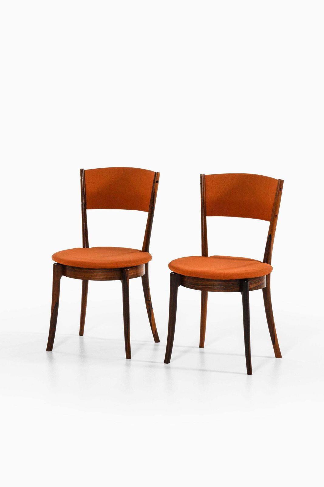 Set Of 8 Dining Chairs In Rosewood And Original Fabric, 1960's photo furniture