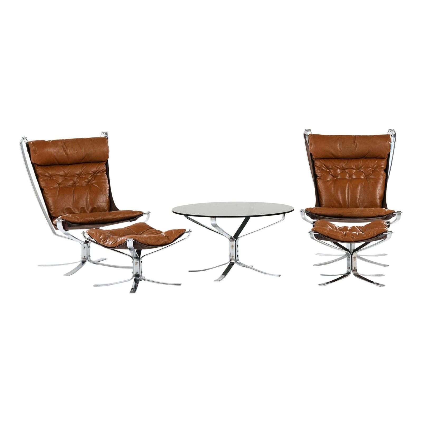 Sigurd Resell Seating Group Model Falcon Produced By Vatne Møbler In Norway