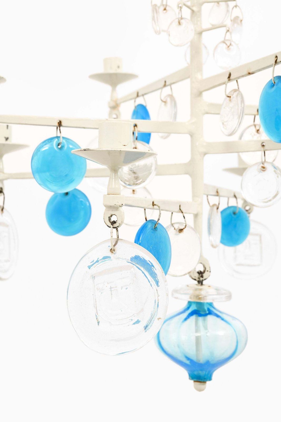 Erik Höglund Hanging Candelabra Produced By Boda In Sweden photo for sale