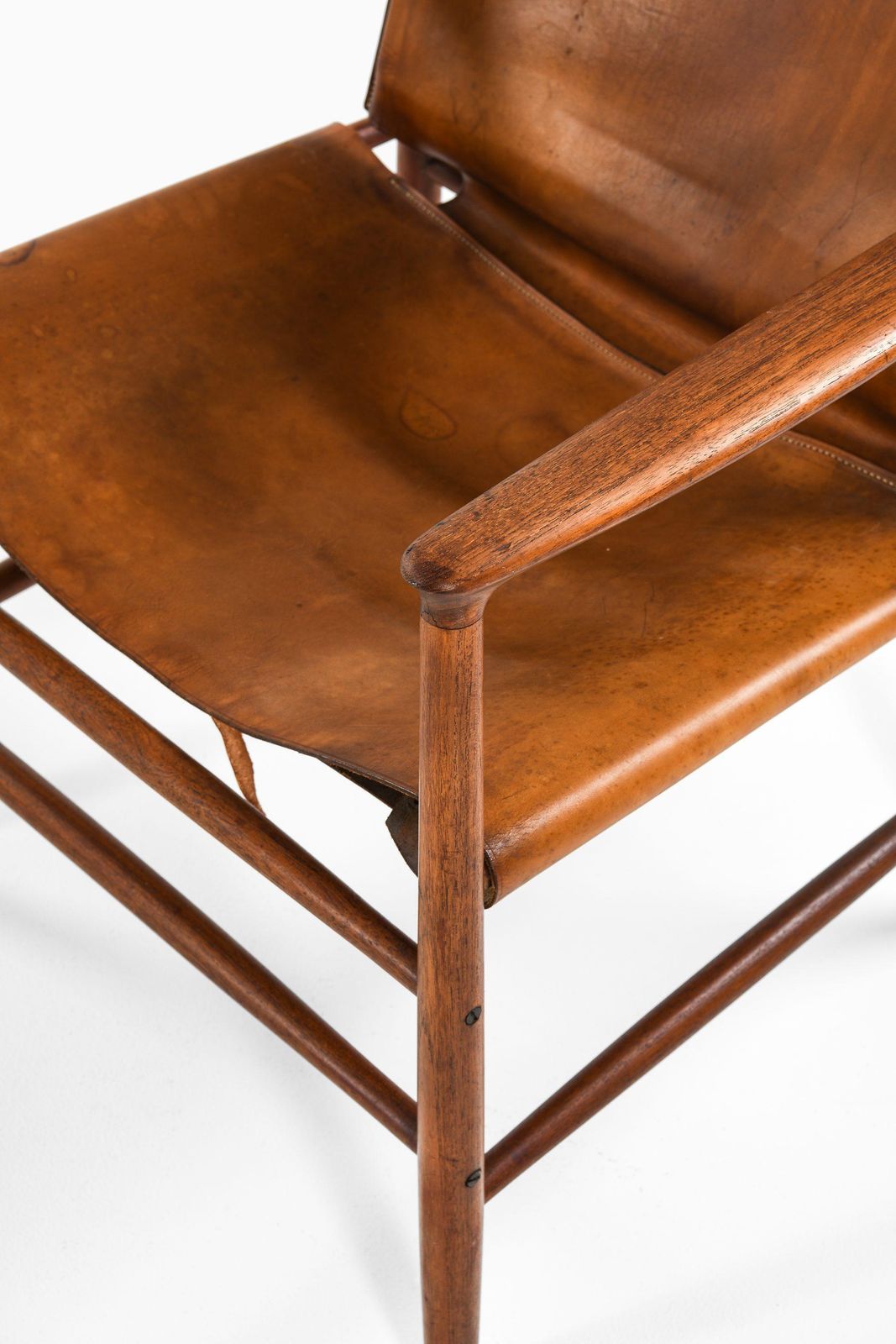 Armchair In Teak And Leather By Kai Lyngfeldt Larsen, 1957 photo 6370.0
