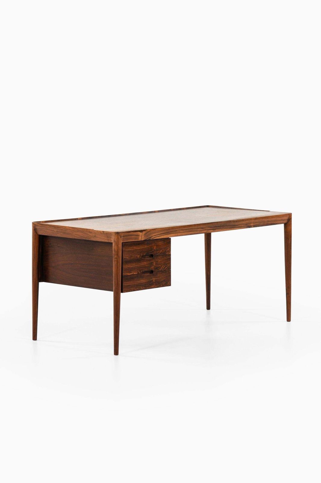 Erik Riisager Hansen Desk Produced By Haslev Møbelsnedkeri In Denmark photo vintage