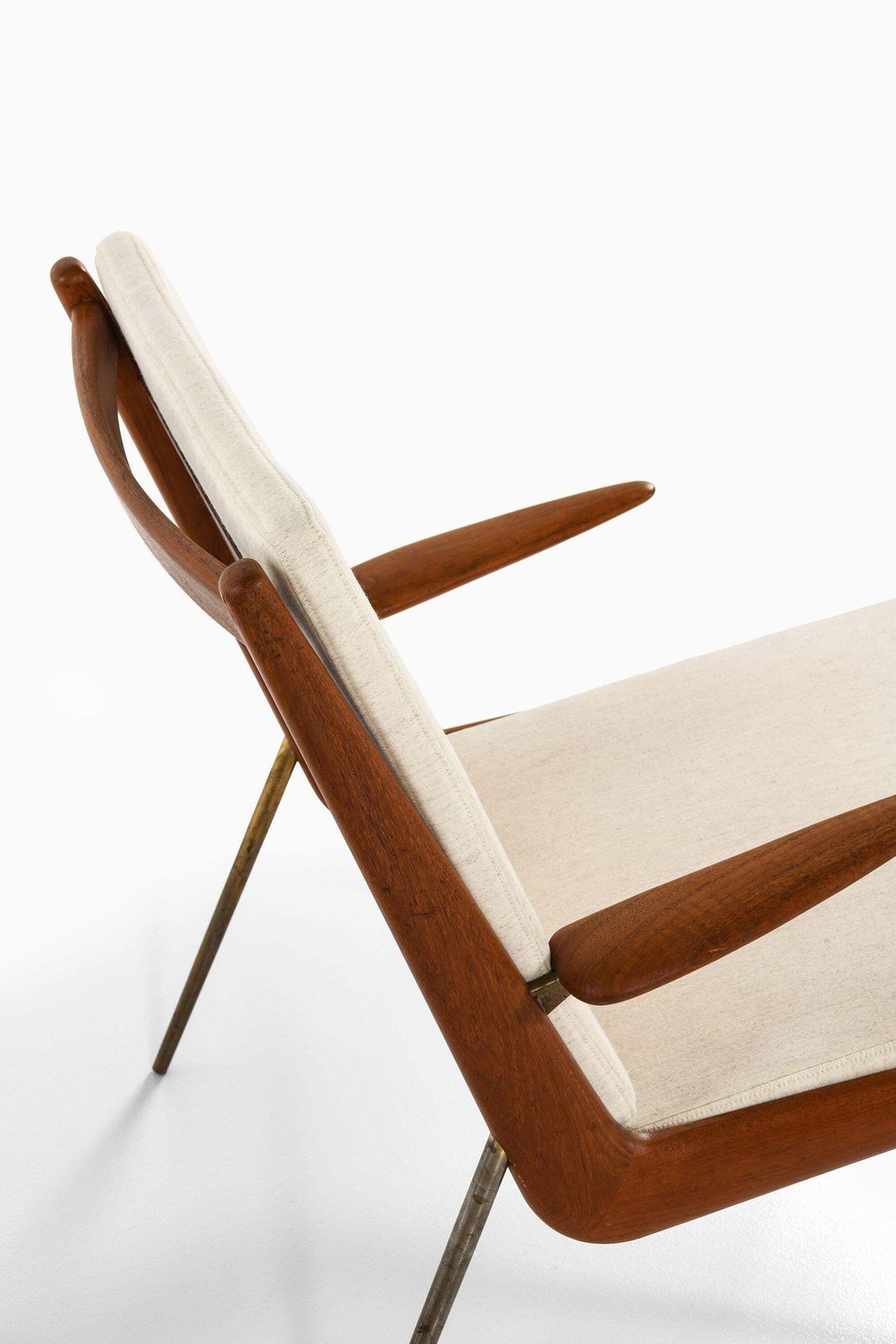 photo furniture Pair Of Easy Chairs In Teak By Peter Hvidt & Orla Mølgaard Nielsen, 1950's