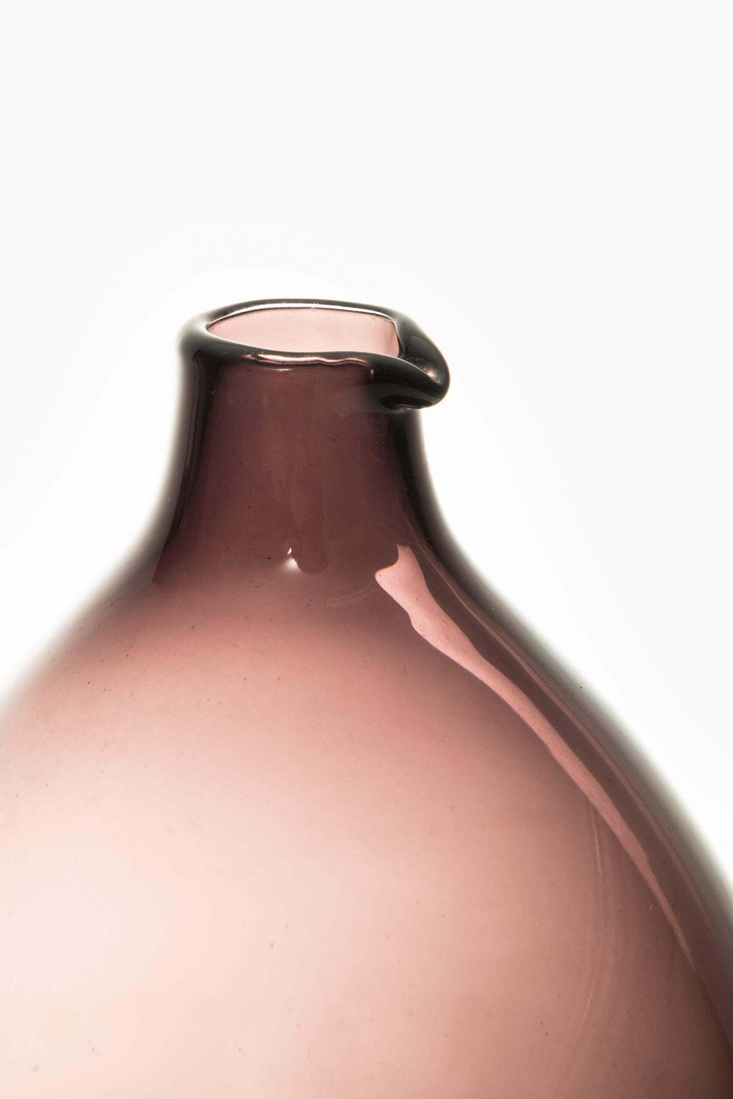 Timo Sarpeneva Glass Bottle / Vase Model Pullo / Bird Vase By Iittala In Finland photo Home Decor