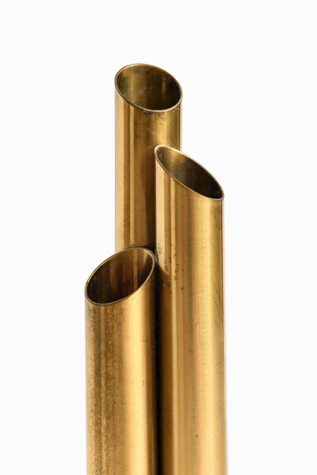 Ivar ålenius Björk Vase Produced By Ystad Metall In Sweden photo for sale
