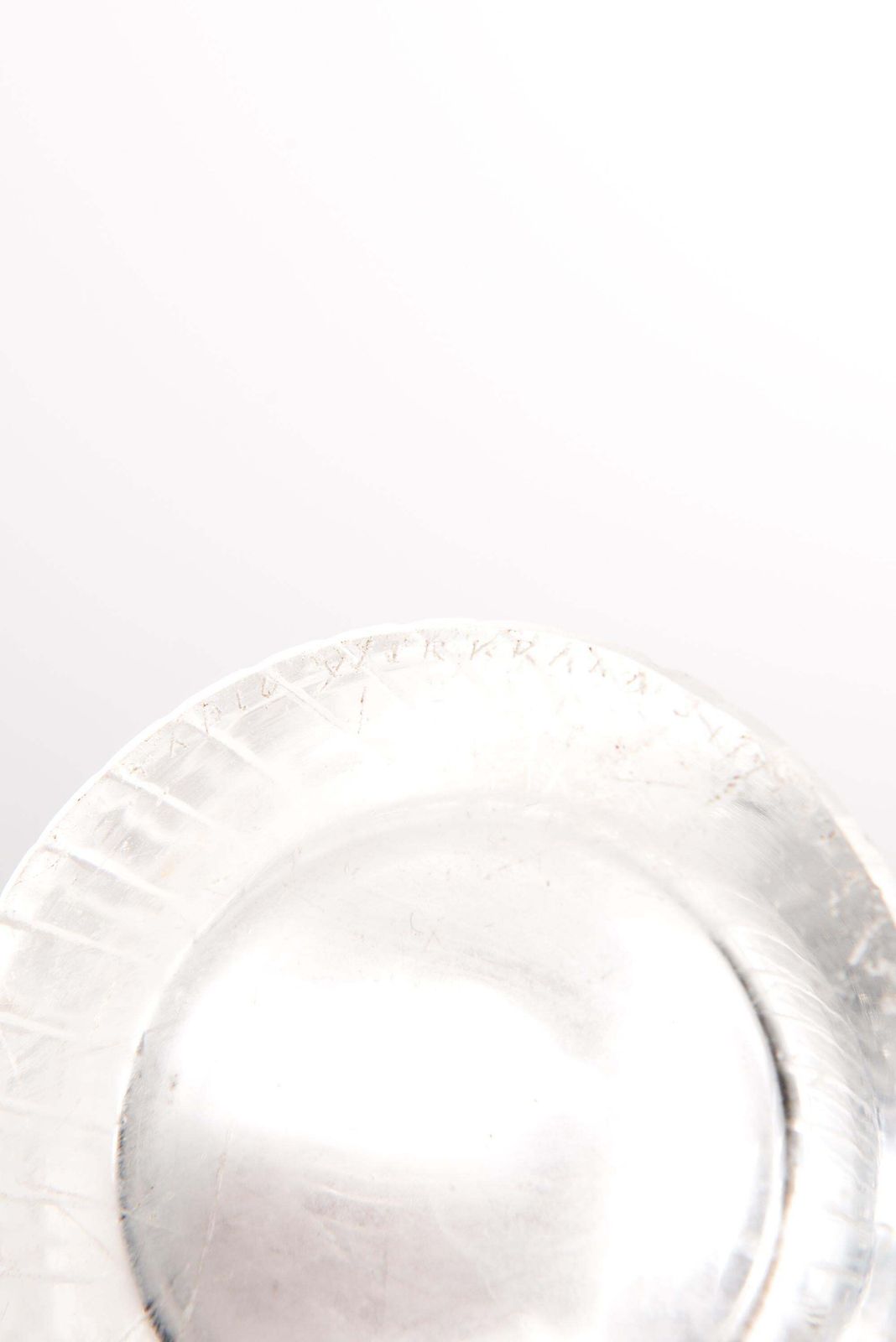Tapio Wirkkala Glass Vase Produced By Iittala In Finland photo 1699.0