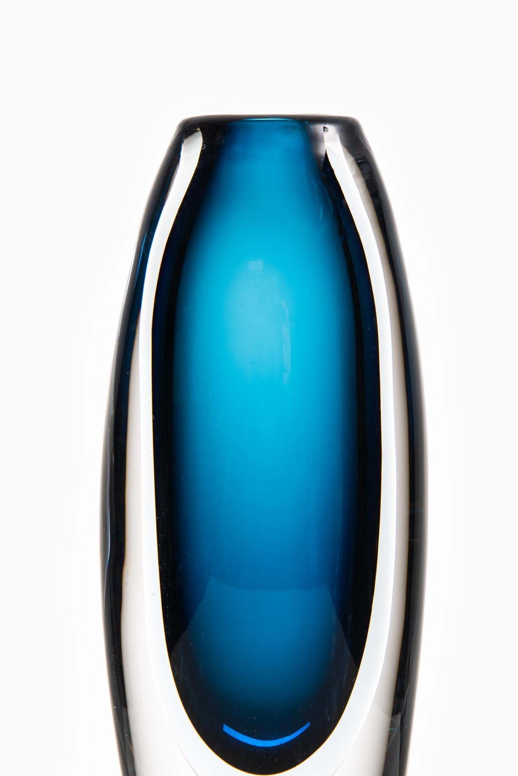 Vicke Lindstrand Glass Vases Produced By Kosta In Sweden photo for sale