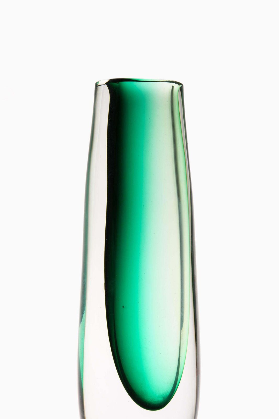 Glass Vase In Green By Vicke Lindstrand, 1960's photo furniture