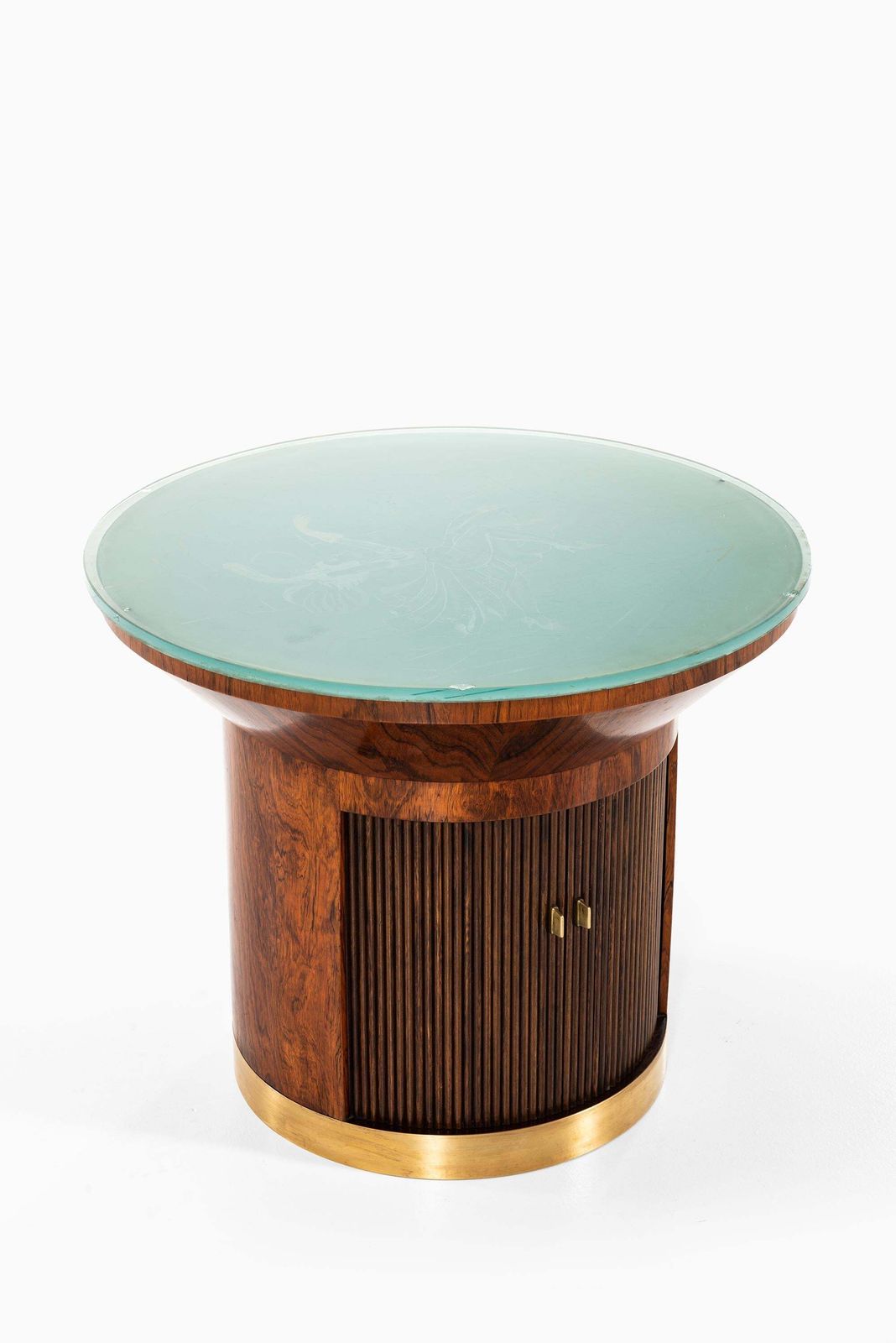 Ernst Kühn Coffee Table / Bar Cabinet By Lysberg Hansen & Therp In Denmark photo for sale