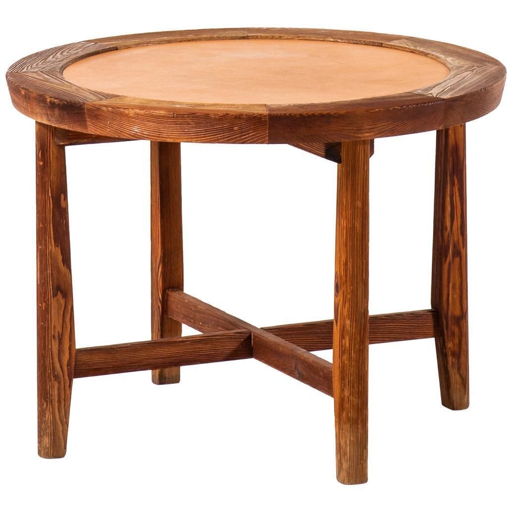 Side Table In The Manner Of Axel Einar Hjorth Produced In Sweden