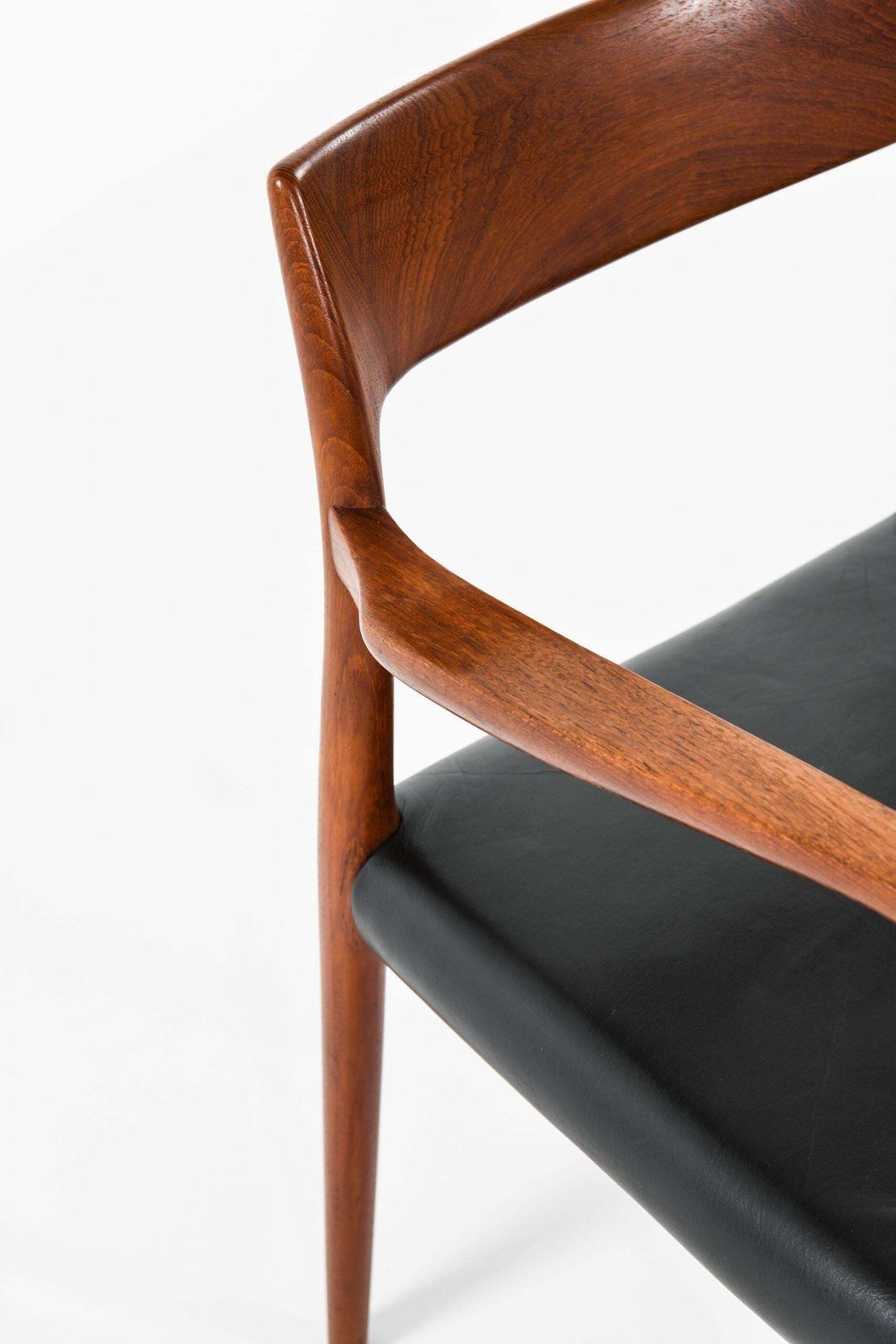 Niels Otto Møller Armchair Model 57 By J.L Møllers Møbelfabrik In Denmark photo Furniture