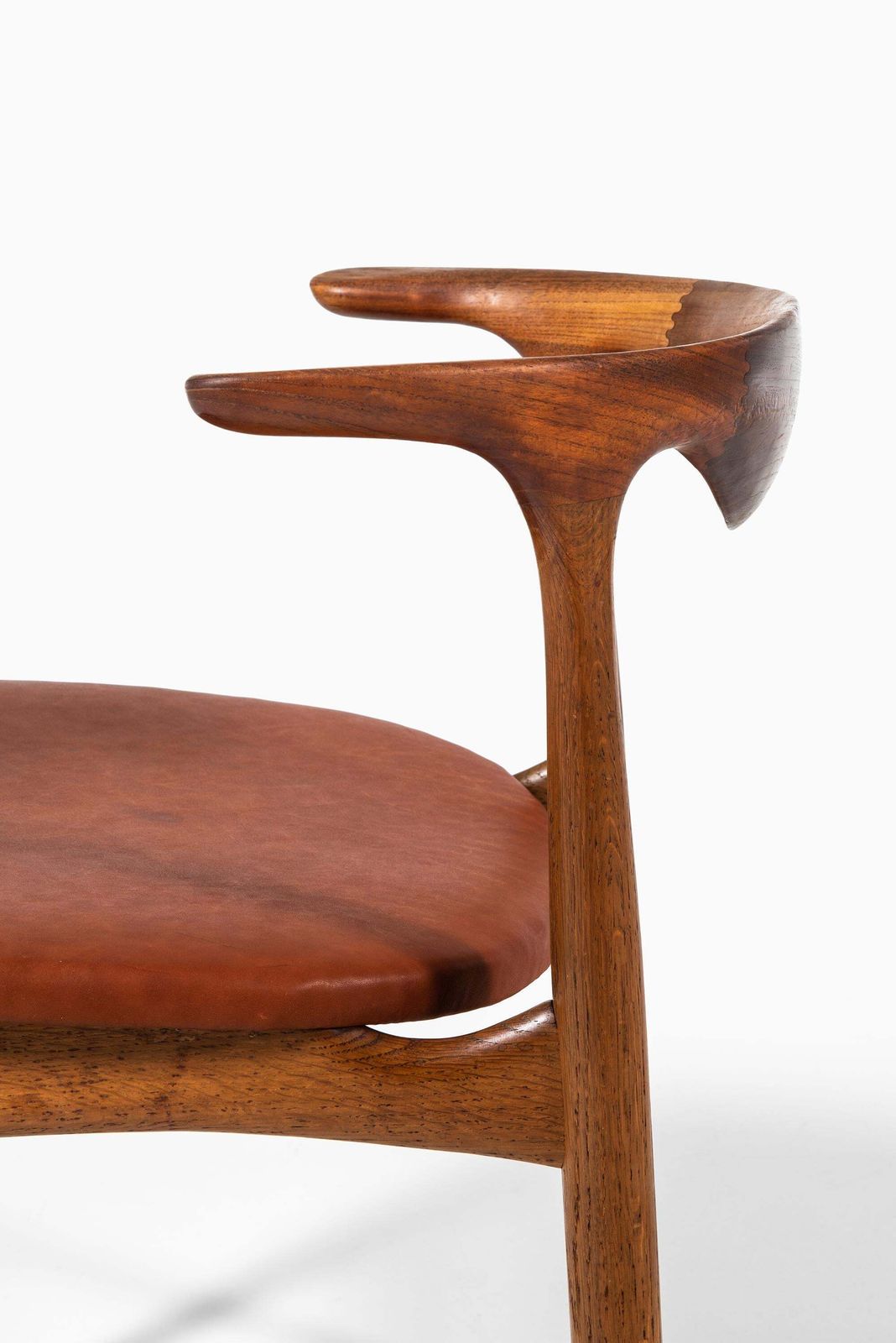 Knud Færch Cowhorn Armchair By Slagelse Møbelfabrik In Denmark photo buy