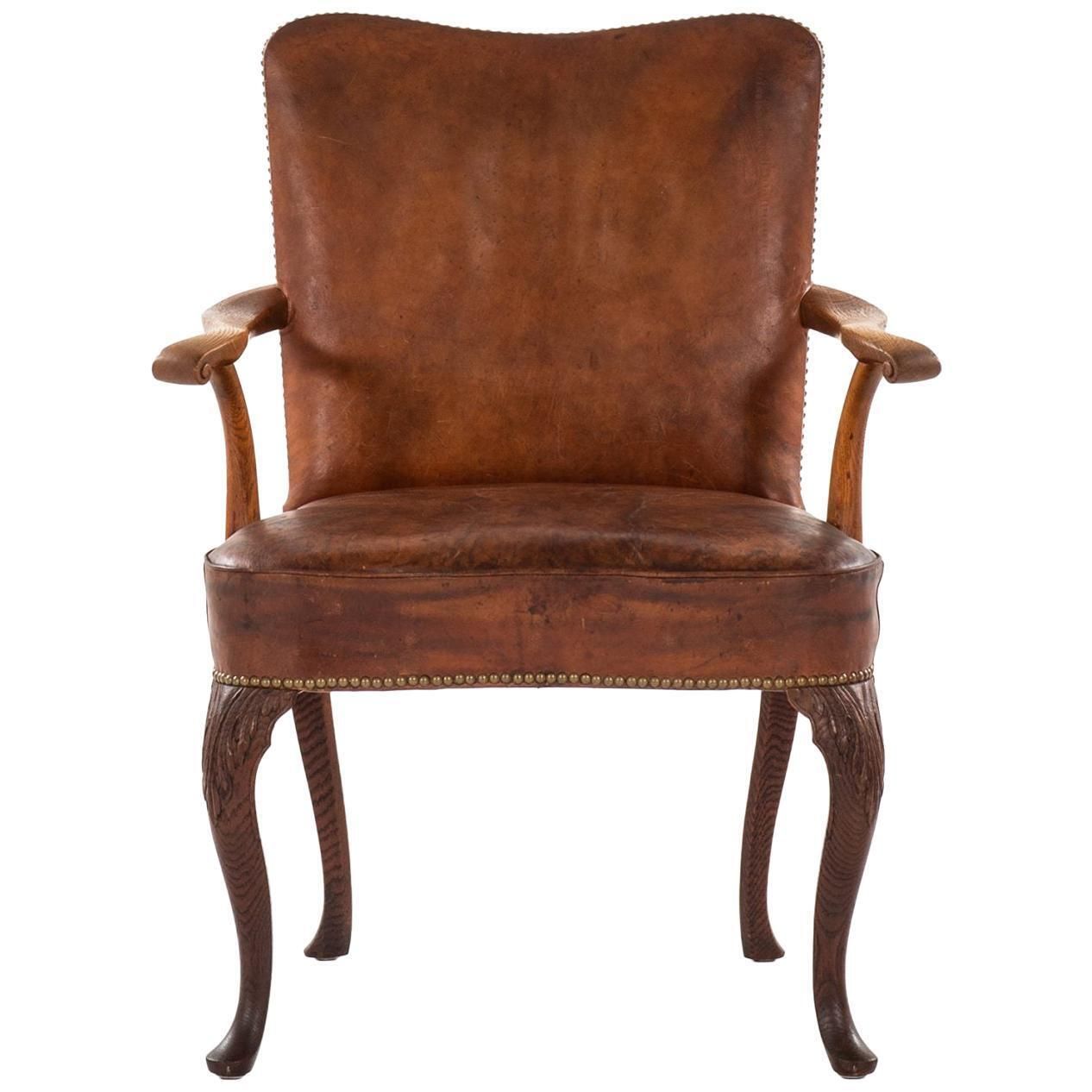 Frits Henningsen Armchair Produced By Cabinetmaker Frits Henningsen In Denmark